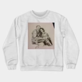 Prince Harry & Duchess Meghan Markle Portrait Crewneck Sweatshirt